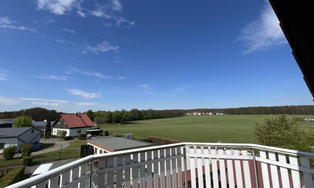 Ausblick vom Balkon